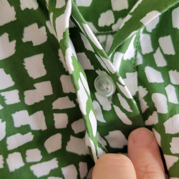 CHICO'S Poplin Popover Shirt Dress Size 4 US 20 - Picture 6 of 6